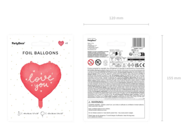 Folienballon Love